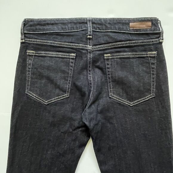 UJ Uniqlo Women Bootcut Mid-Rise Jeans Size 7 (25‎ x 34) Inseam 33" Stretch - Picture 7 of 12